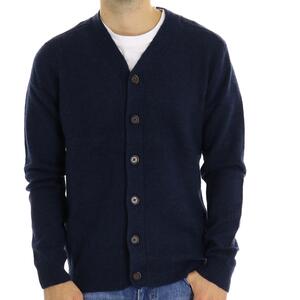 CARDIGAN SVEND LAMBSWOOL BLU
